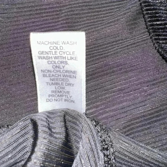 Cato Black Drawstring Blouse Top / Size M - Picture 13 of 13